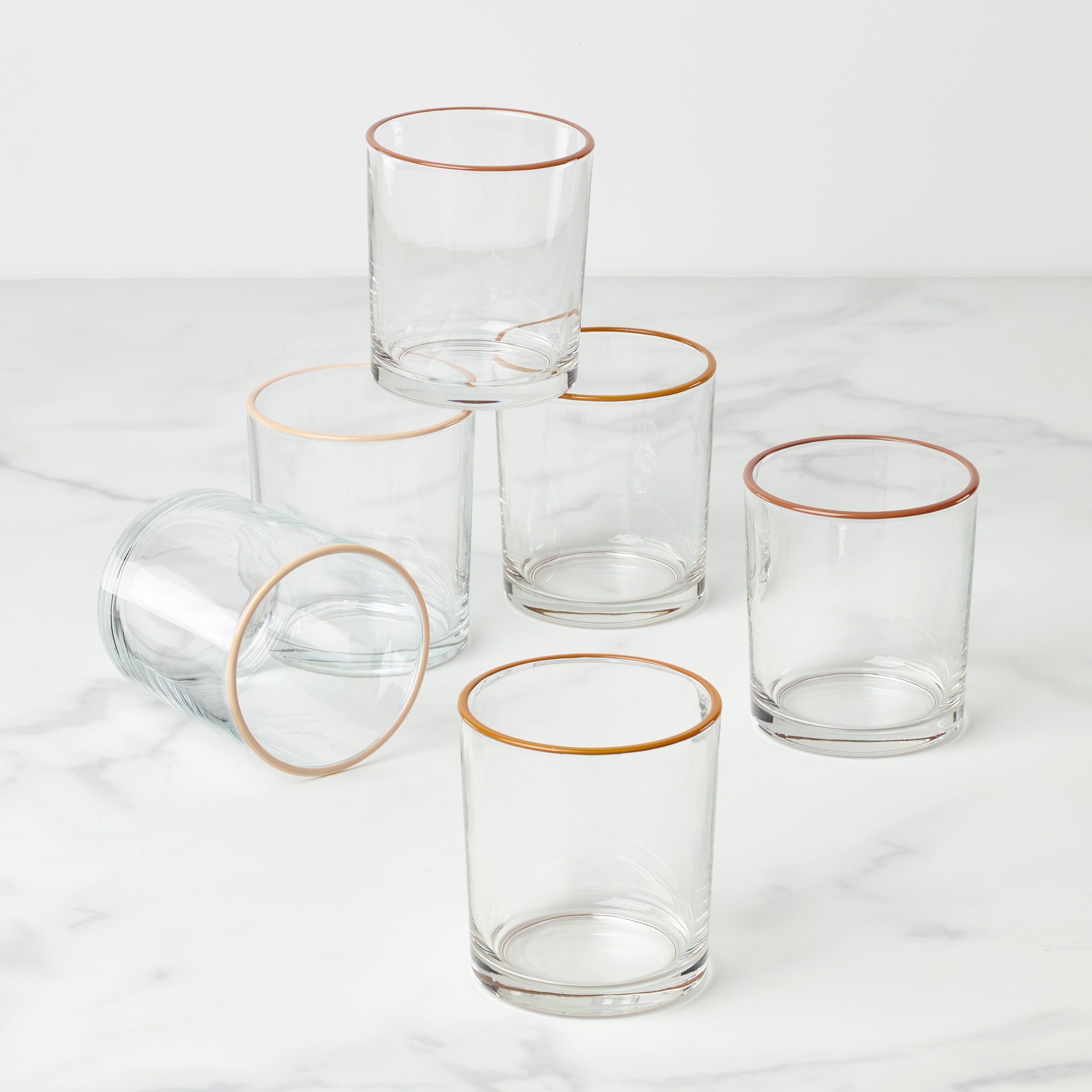 24 Seven Sunbaked Medium Tumbler - Set Of 6